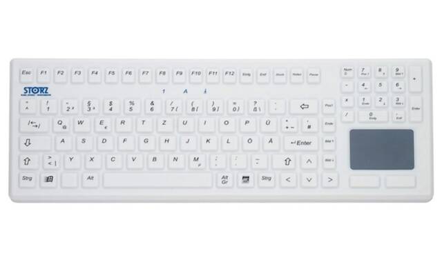 Clavier USB silicone + pavet tactile, US