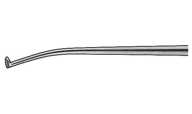 Oordissector naar links gebogen, lengte 16 cm.