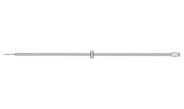 Punctienaald, Ø 1.6 mm., maat 5 mm., lengte 36 cm.