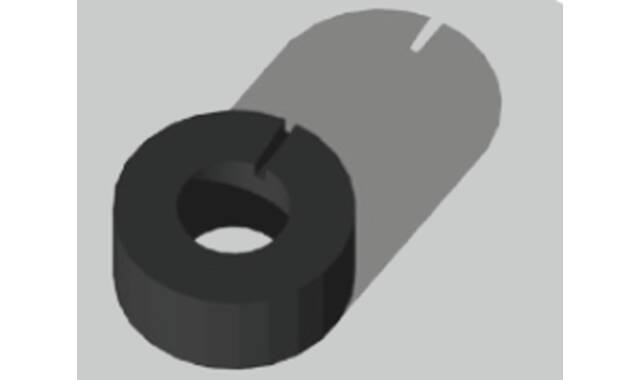 Eswell -head pad prone pos,round zwart