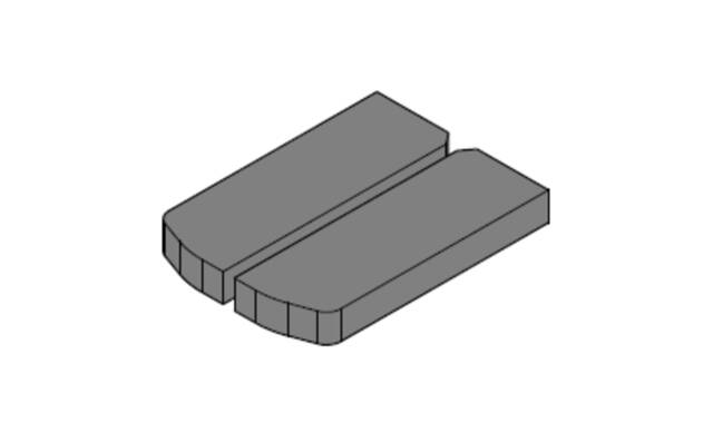 Baxter - kussen t.b.v. leg section two parts H B