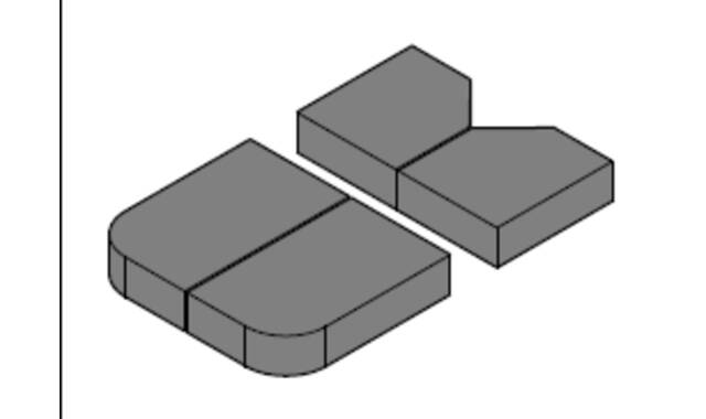 Baxter - Pad leg section four parts H B